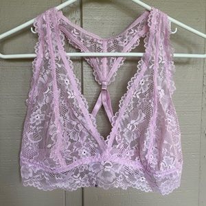 Savage X Fenty Lace Bralette in Light Pink